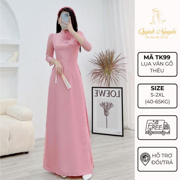 &Aacute;o d&agrave;i c&aacute;ch t&acirc;n &Aacute;O D&Agrave;I QUỲNH NGUYỄN &aacute;o d&agrave;i thiết kế tay bồng kiểu d&aacute;ng trẻ trung &aacute;o d&agrave;i nữ TK44