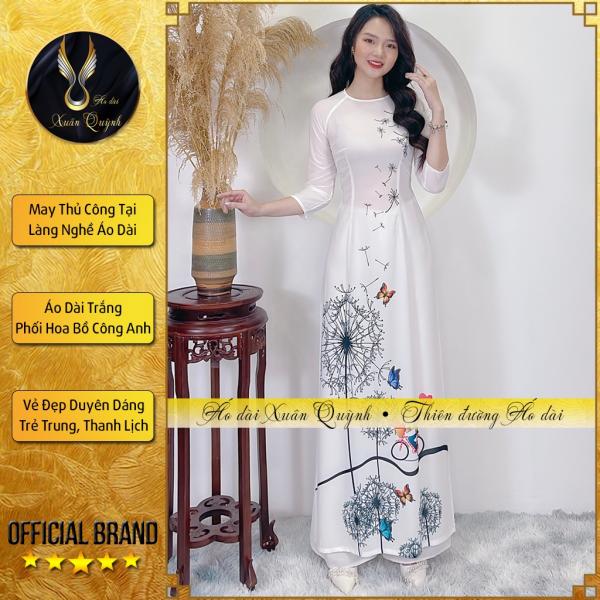 &Aacute;o D&agrave;i Hoa Bồ C&ocirc;ng Anh Trẻ Trung, Thanh Lịch, Duy&ecirc;n D&aacute;ng Lụa Habutai K67 - &Aacute;o D&agrave;i Xu&acirc;n Quỳnh