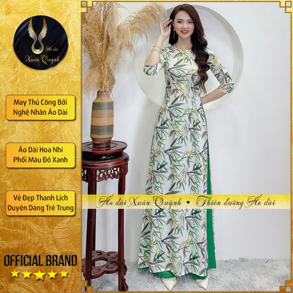 &Aacute;o D&agrave;i Truyền Thống Trẻ Trung Thanh Lịch, Lụa Habutai K45 - &Aacute;o D&agrave;i Xu&acirc;n Quỳnh