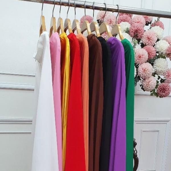 Quần v&aacute;y mặc &aacute;o d&agrave;i vải lụa nhật